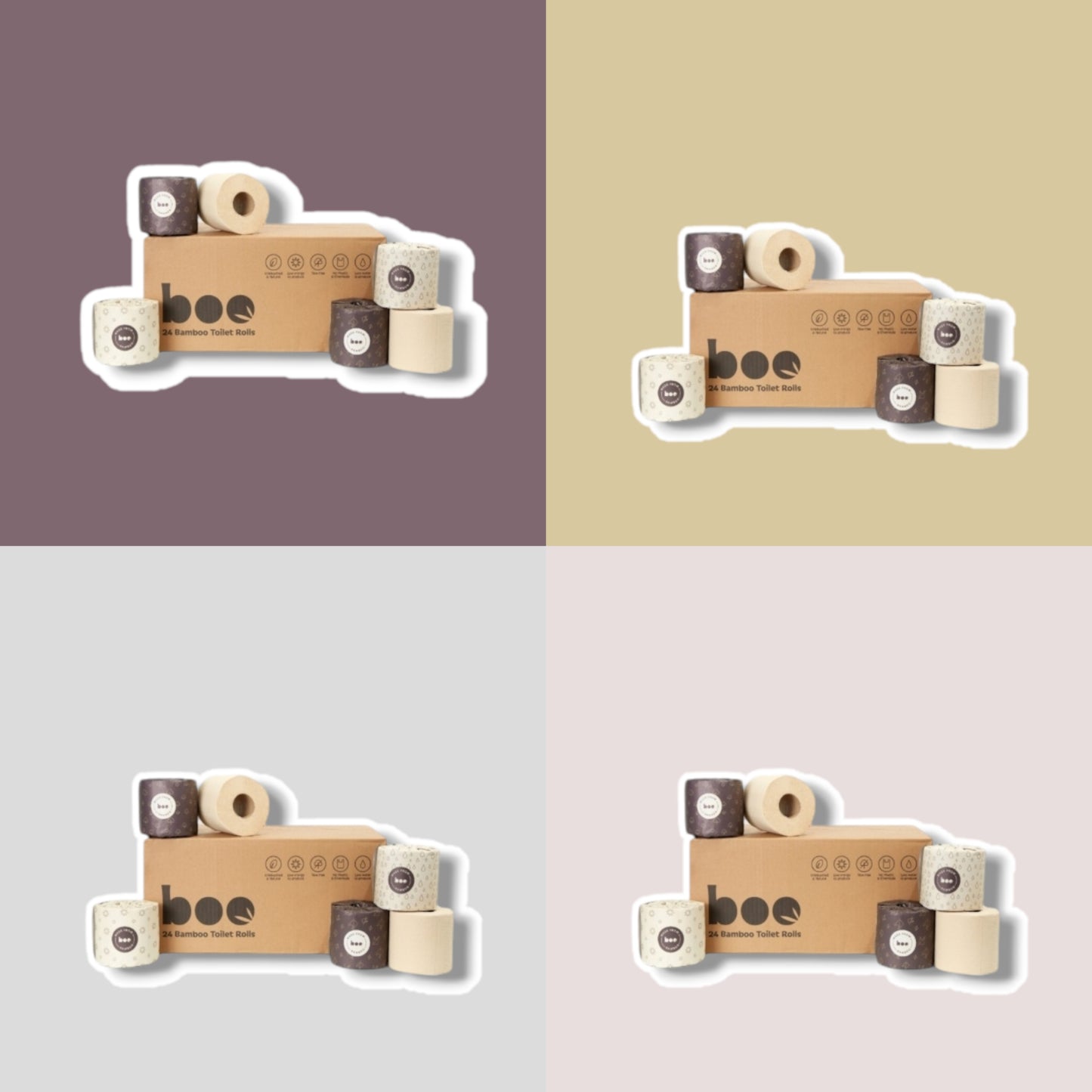 24 x extra long bamboo toilet paper rolls