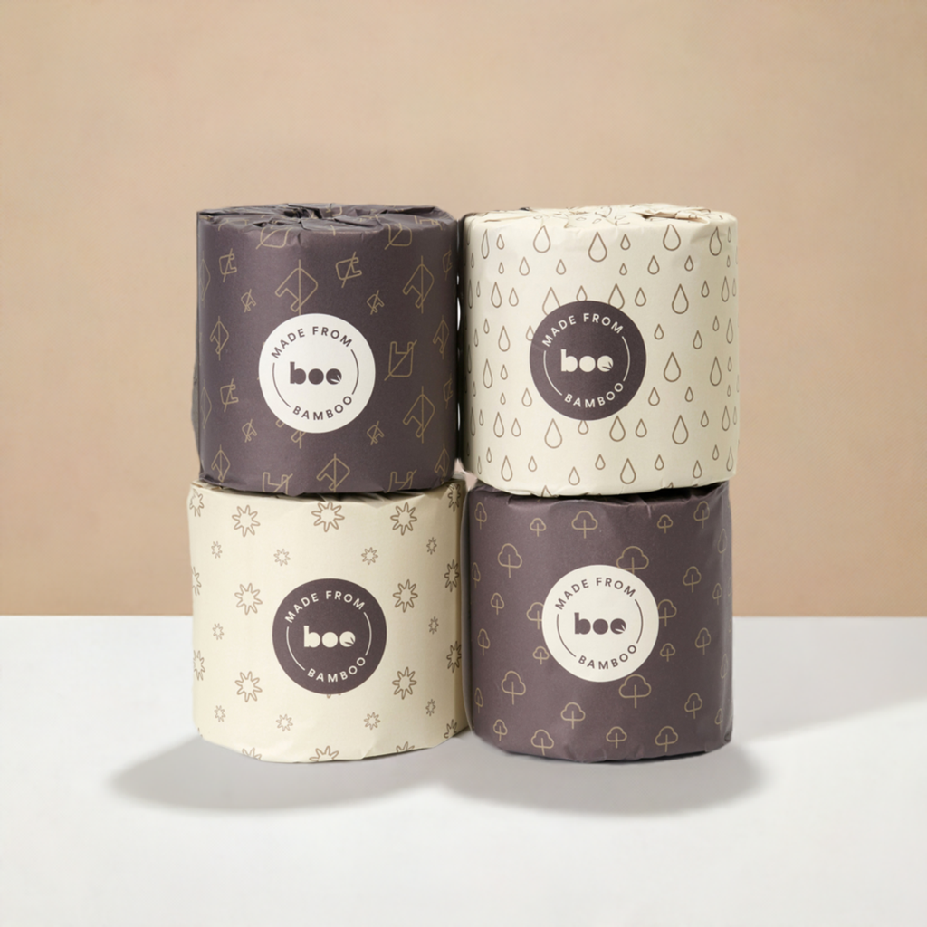 24 x extra long bamboo toilet paper rolls