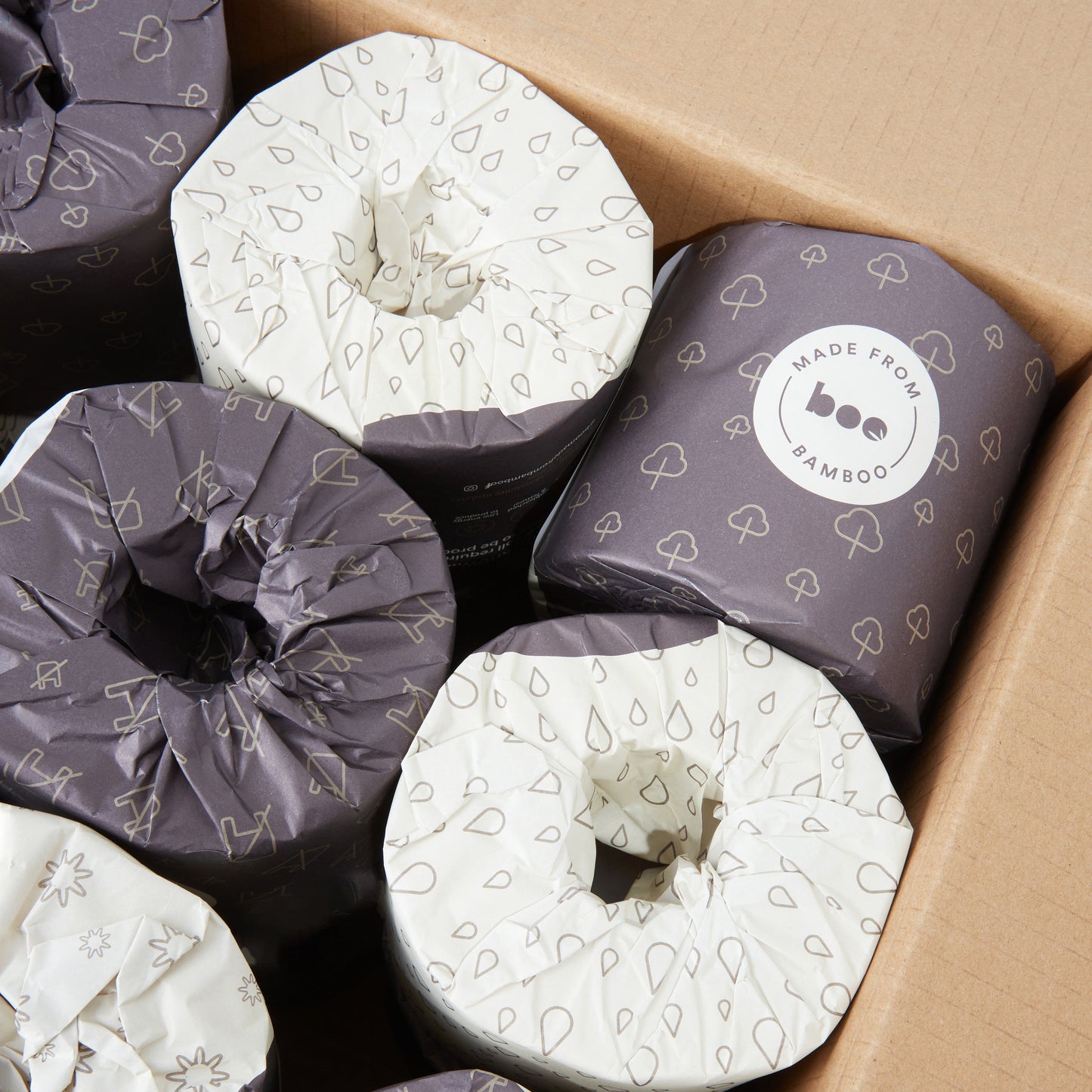 24 x extra long bamboo toilet paper rolls