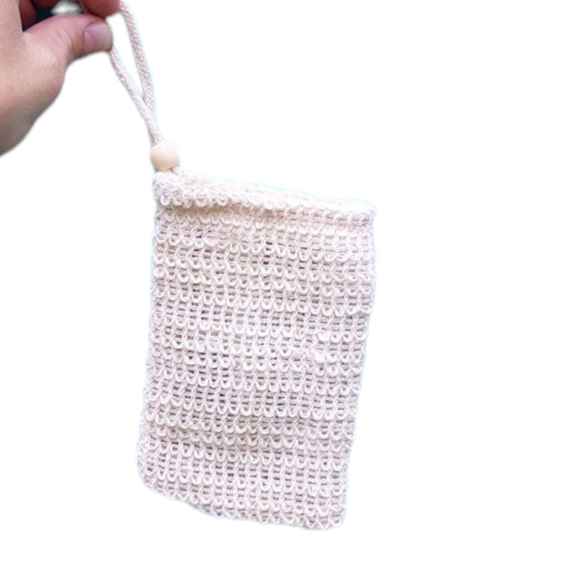 Sisal Soap Bag and Exfoliating Body Mit