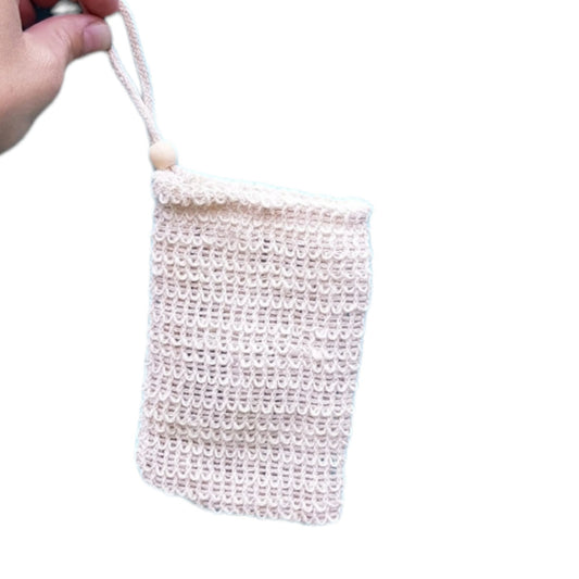 Sisal Soap Bag and Exfoliating Body Mit