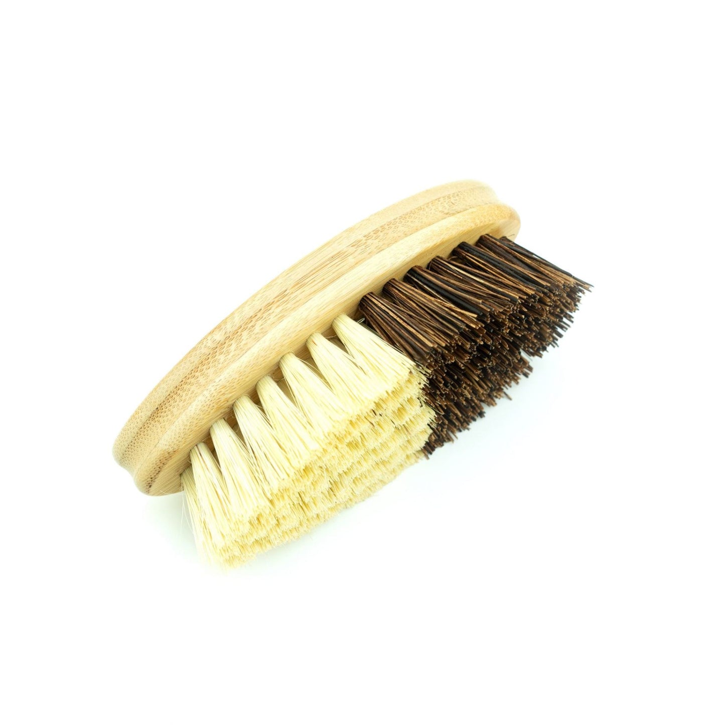 Bamboo brush with coconut and sisal bristles