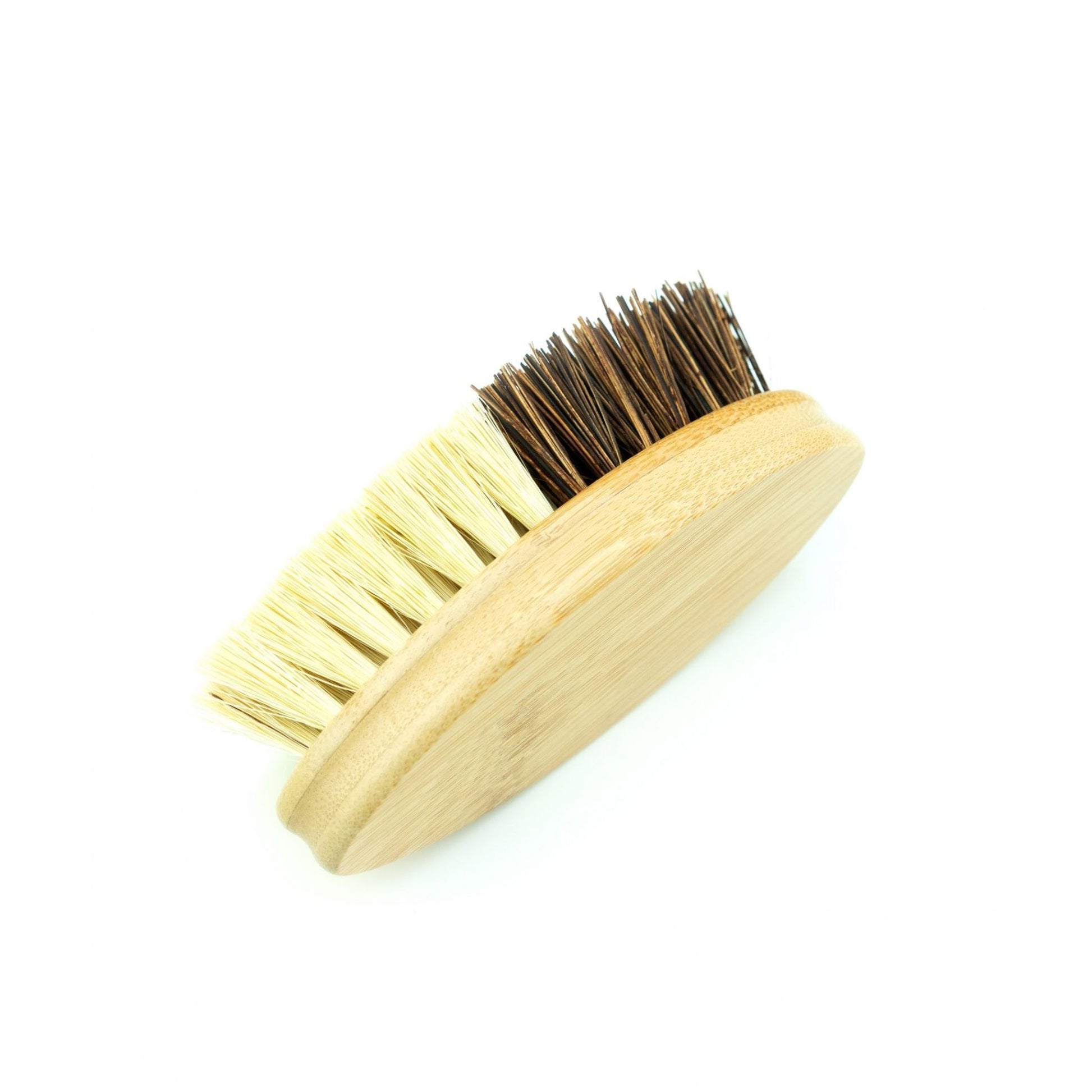 Bamboo brush with coconut and sisal bristles
