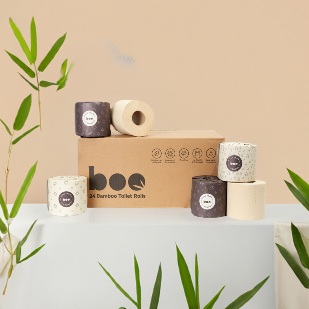 24 x extra long bamboo toilet paper rolls
