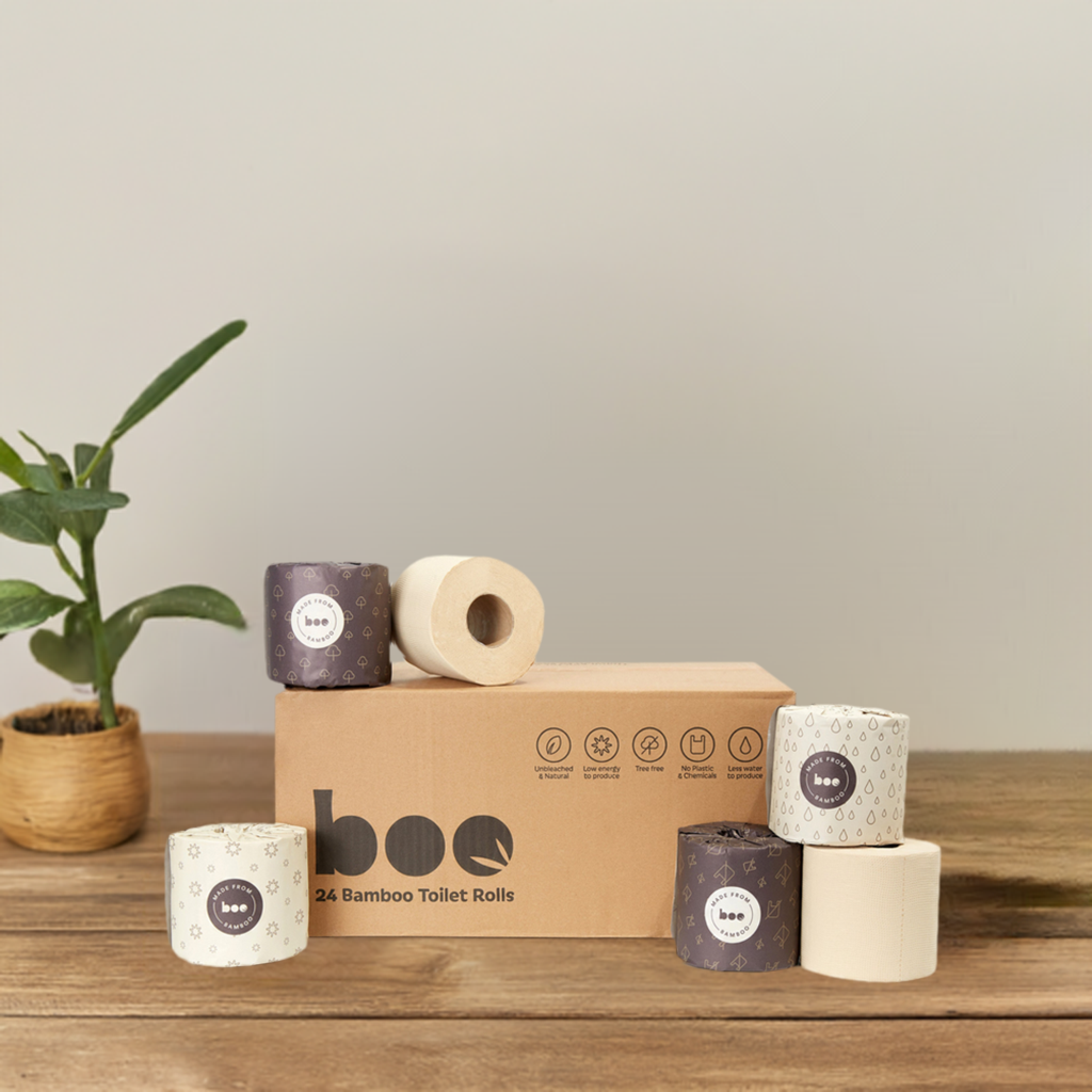 24 x extra long bamboo toilet paper rolls