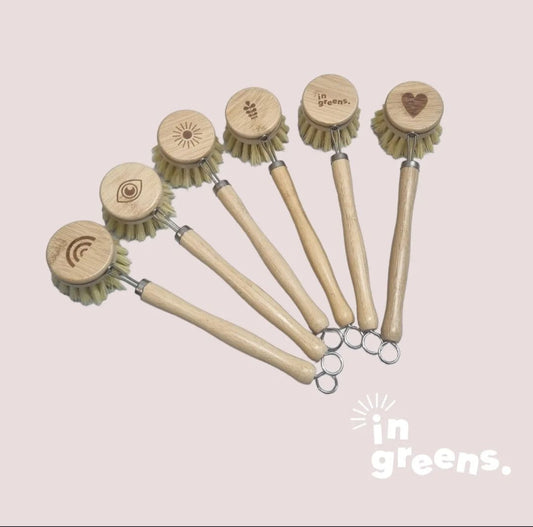 Bamboo Dish Brush - head only